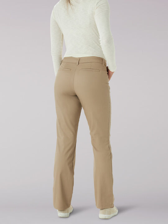 L.L. Bean Women's Wrinkle-Free Bayside Pants, High-Rise Hidden Comfort  Waist Straight-Leg | Mall of America®